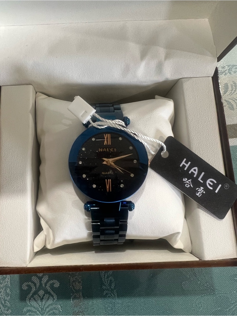 New navy glittery watch